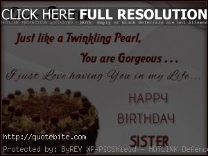 Happy Birthday Wishes For Sister