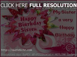 Happy Birthday Sms For Sister